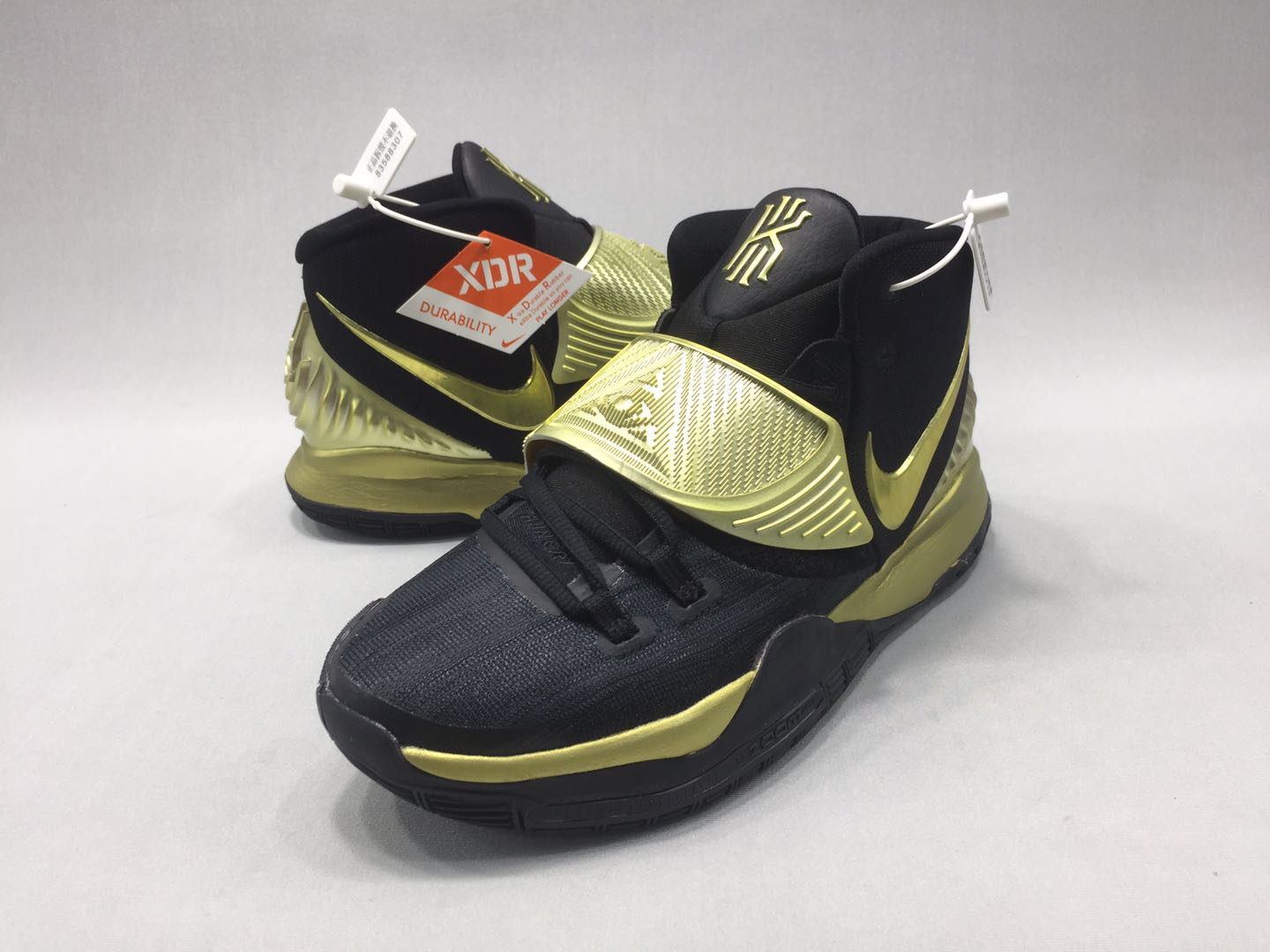 2020 Nike Kyrie 6 Black Gold Yellow - Click Image to Close